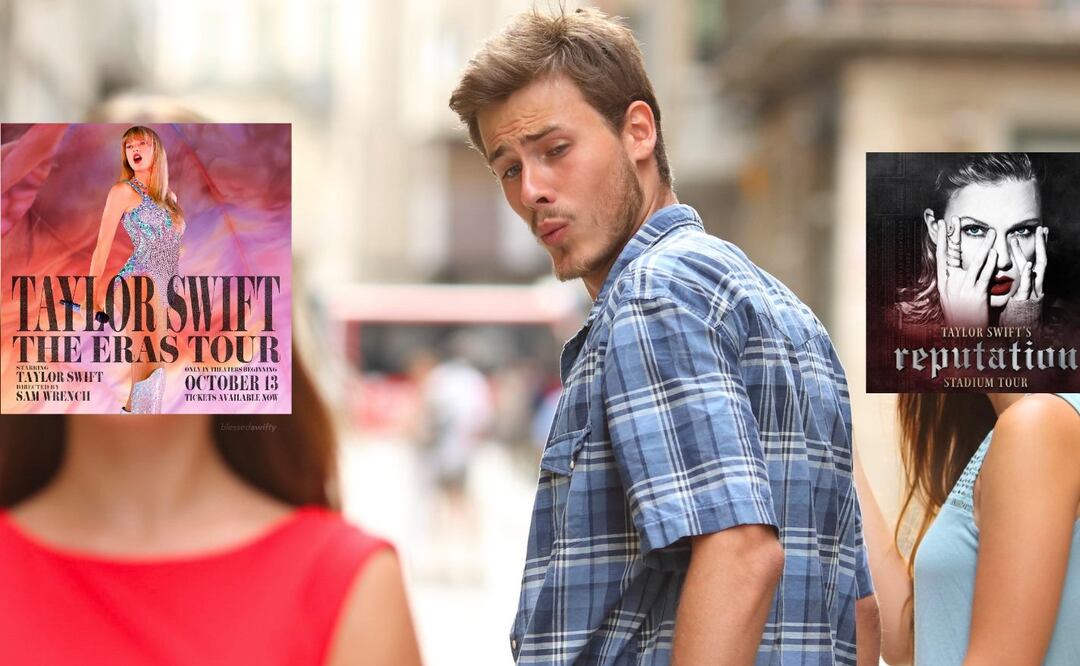 Taylor meme de gira The Eras Tour. / Foto: Tomada de Twitter @blessedswifty.