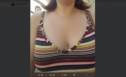 "Me encanta mi escote", francesas reivindican su derecho de vestirse libremente