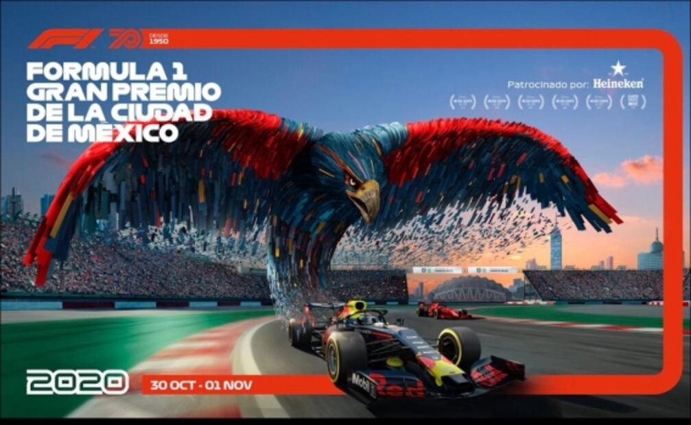Fórmula Uno revela carteles del Gran Premio de la Ciudad de México