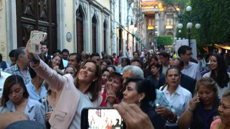 Margarita Zavala niega discusión con Anaya