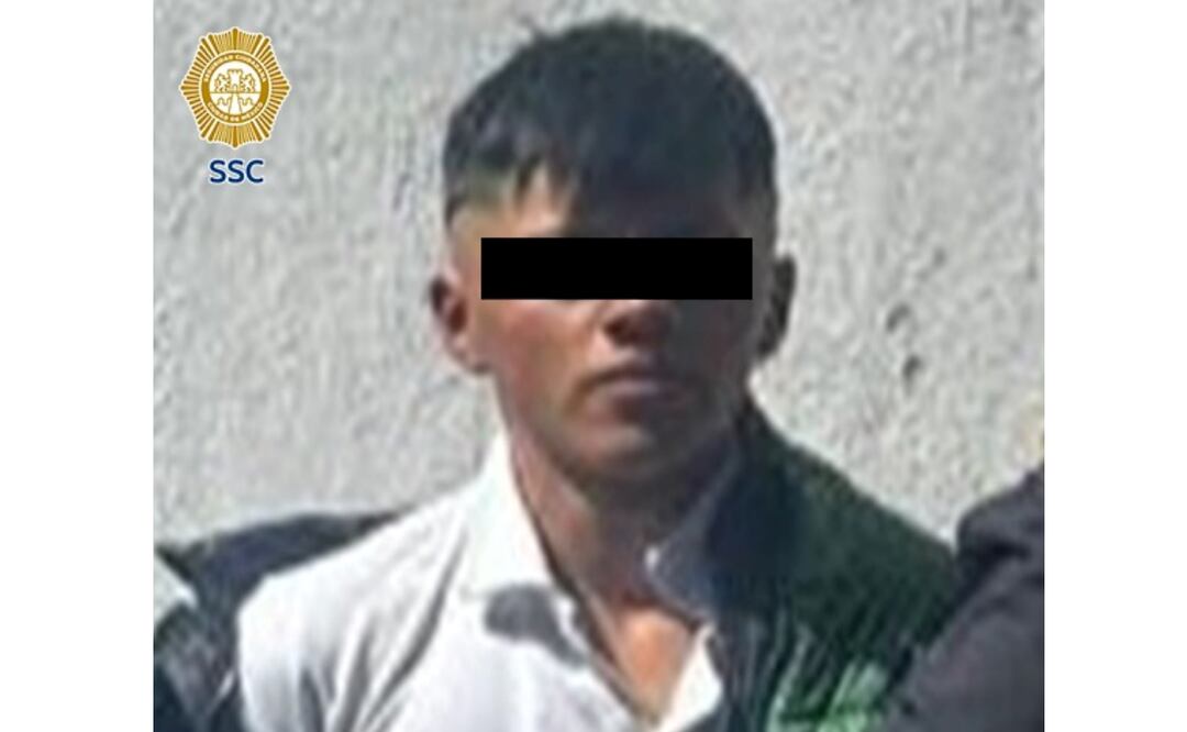 El joven de 18 años fue detenido tras una breve persecución en la alcaldía Cuajimalpa en la CDMX (22/07/2025). Foto: Especial