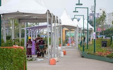 Restringen paso peatonal a Jardín Flotante en Tlalpan; realizan obras de conexión con estación del Metro Chabacano
