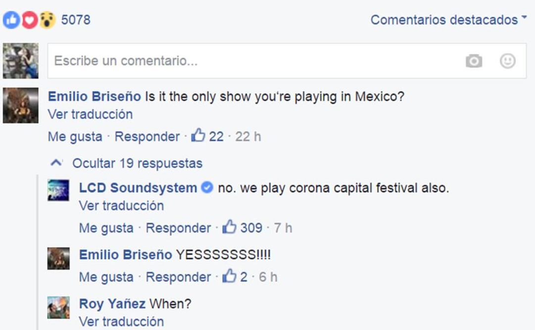 LCD Soundsystem confirma que estará en el Corona Capital