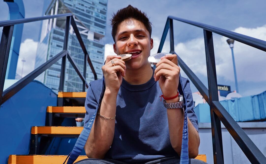 Está convencido de que puede ganar un oro y hacer historia. Foto: Fernanda Rojas / EL UNIVERSAL