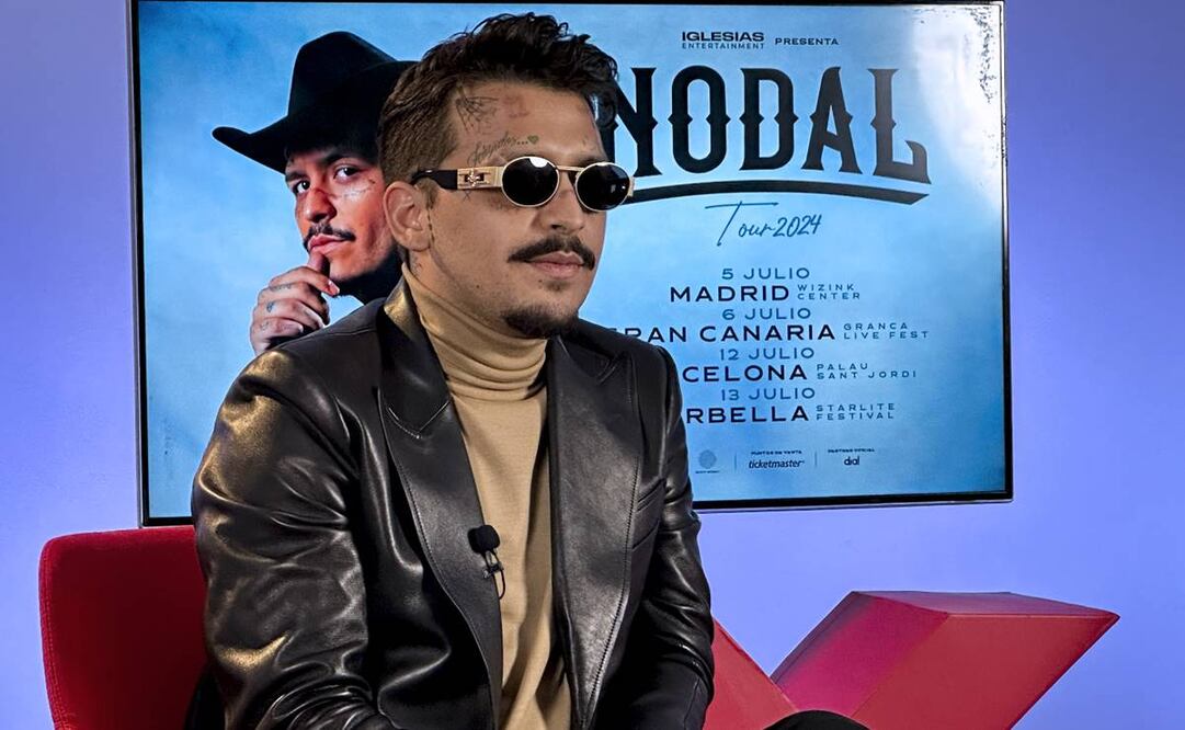 Christian Nodal alista su gira 2024 por España. Foto: EFE.