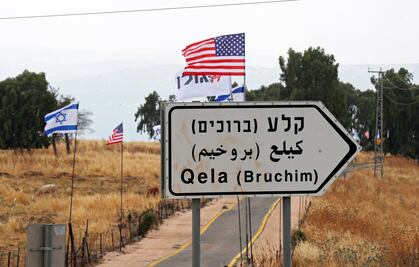 Netanyahu inaugura en los Altos del Golán la “colonia Trump”