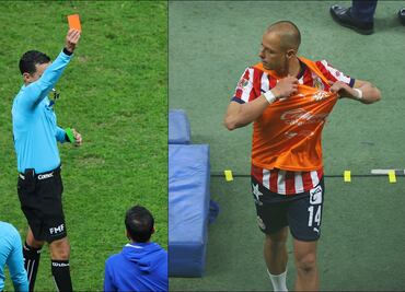 Así fueron todas las expulsiones en la carrera de Javier 'Chicharito' Hernández