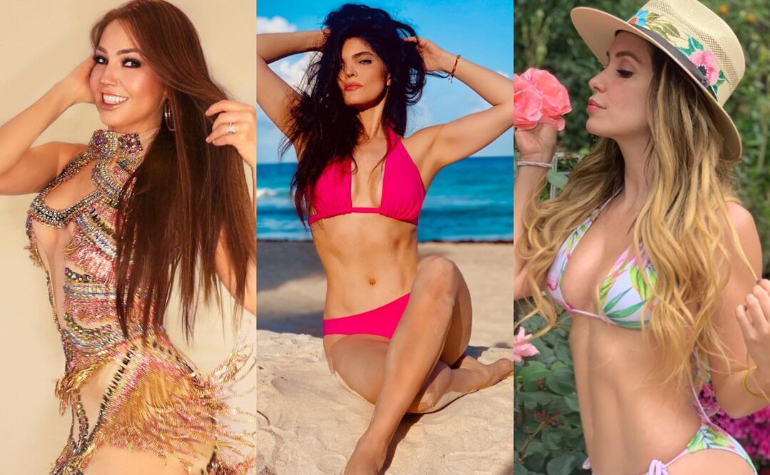 Thalía, Ana Bárbara y Andrea Escalona enloquecieron a sus seguidores con este reto viral. Fotos: Cortesía