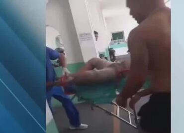 Captan en video a hombre intoxicado por cocaína envenenada