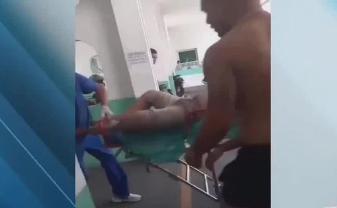 Droga envenenada: así llegaba uno de los internados afectados por al cocaína. Foto: Tomada del video