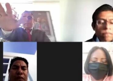 En sesión virtual, toma protesta alcalde suplente de Coyotepec