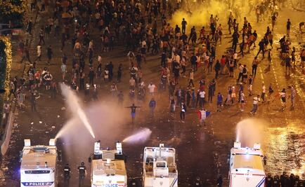 Disturbios en Francia empañan festejos tras campeonato en el Mundial