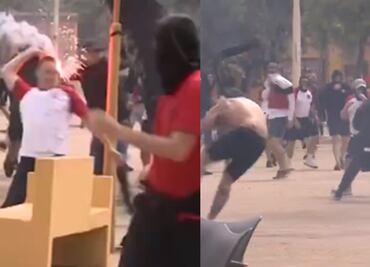 VIDEO: Aficionados del Mallorca y de Athletic Bilbao se pelean previo a la Copa del Rey