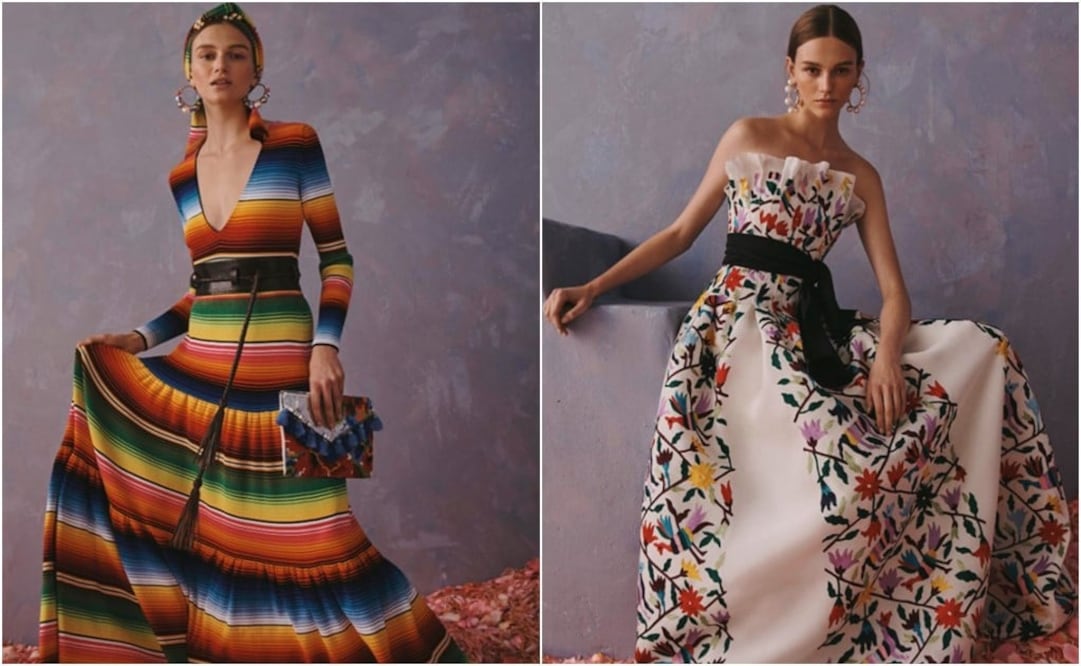 In Mexico, every artisan designs and embroiders their tenangos - Photo: Taken from VOGUE Runway