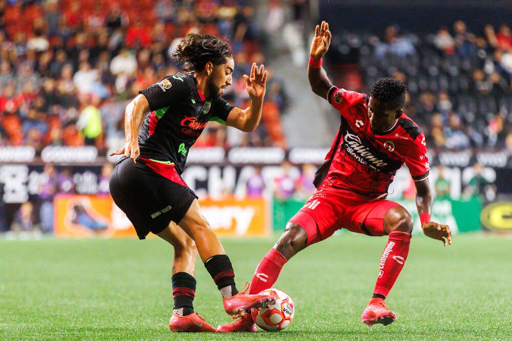 Xolos de Tijuana y Bravos de Juárez en partido, durante la tercera fecha del Apertura 2025 - Foto: Imago7