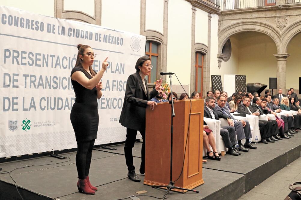 Ana Laura Magaloni dio a conocer el plan de trabajo de la Fiscalía de Justicia de la CDMX, que se prevé empiece a dar resultados en 2024. Foto/CARLOS MEJÍA. EL UNIVERSAL
