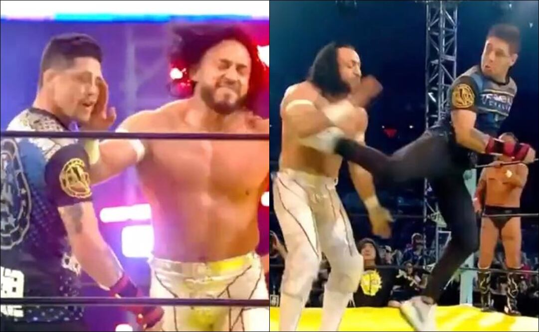 El peleador Brandon Moreno debutó como luchador con victoria en Triplemanía XXXI / FOTO: ESPECIAL