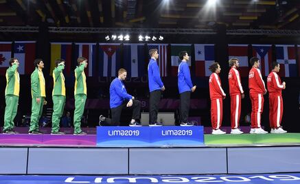 Atletas que protestaron durante el himno en Lima 2019 son amenazados para Tokio 2020