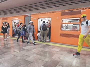 Metro reduce velocidad en cuatro líneas por lluvias; activan marcha de seguridad