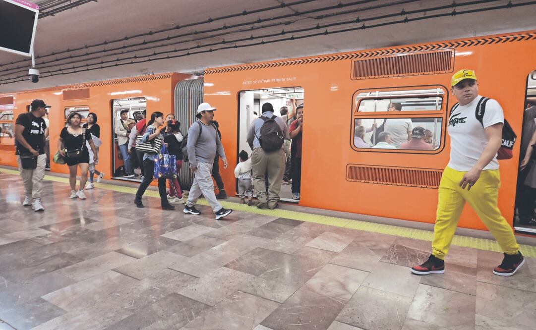 Metro pide a usuarios tomar previsiones ante lluvias muy fuertes en CDMX.
Archivo El Universal