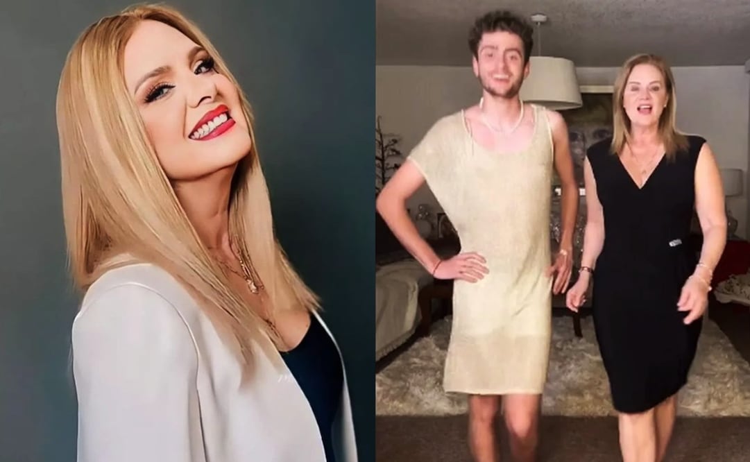 Erika Buenfil tiene una relación muy estrecha con Nicolás, su único hijo.
Fotos: Instagram y TikTok