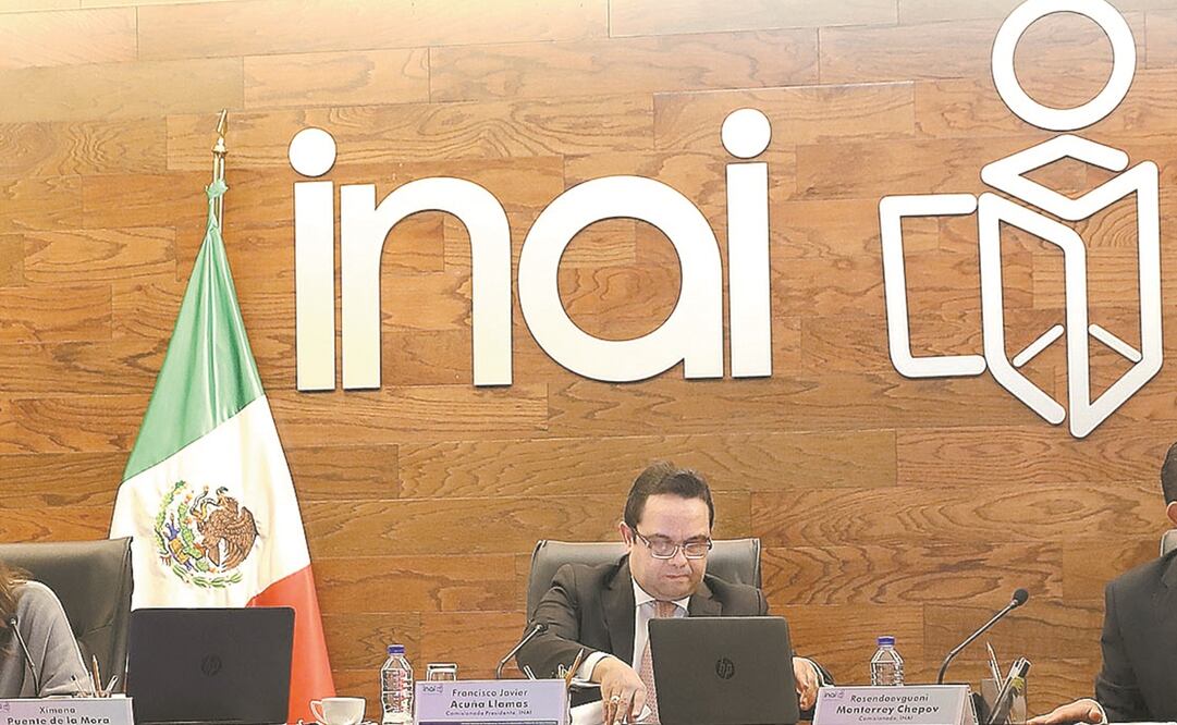 Francisco Javier Acuña Llamas dejará en unos días el cargo como comisionado presidente del Inai, tras más de tres años. Foto: ARCHIVO EL UNIVERSAL