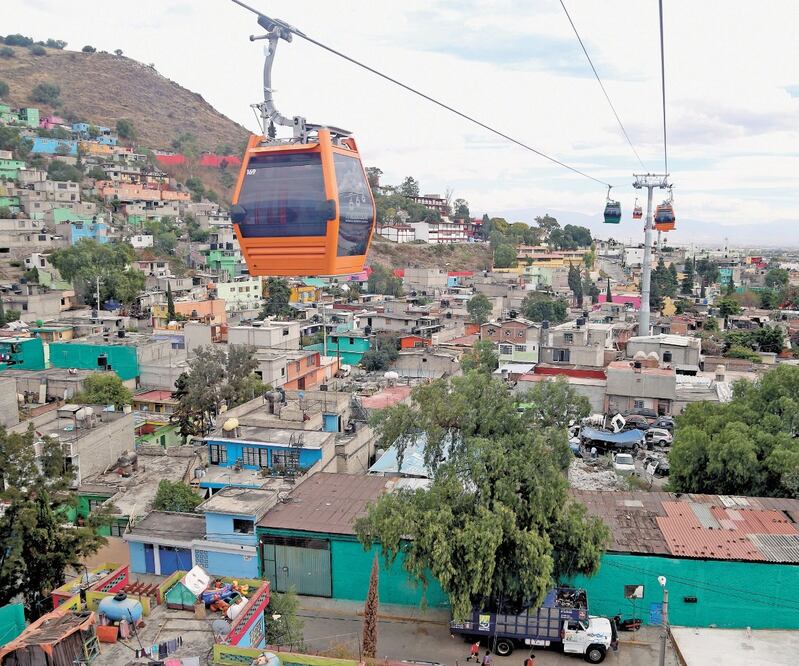 Las tarifas del Mexicable y el Mexibús se mantuvieron en 7 pesos entre 2017 y 2019. La autoridad responsable aseguró que con el aumento continuarán las inversiones en el transporte. Foto/ARCHIVO EL UNIVERSAL