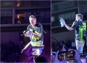 VIDEO: Muse recibe peluche de Simi durante concierto en Monterrey