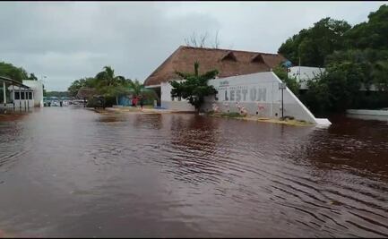 Huracán Milton deja inundaciones y destrozos en Celestún y Progreso, Yucatán