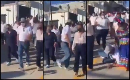 Alcalde de Los Cabos se cae durante desfile cívico de la Revolución Mexicana