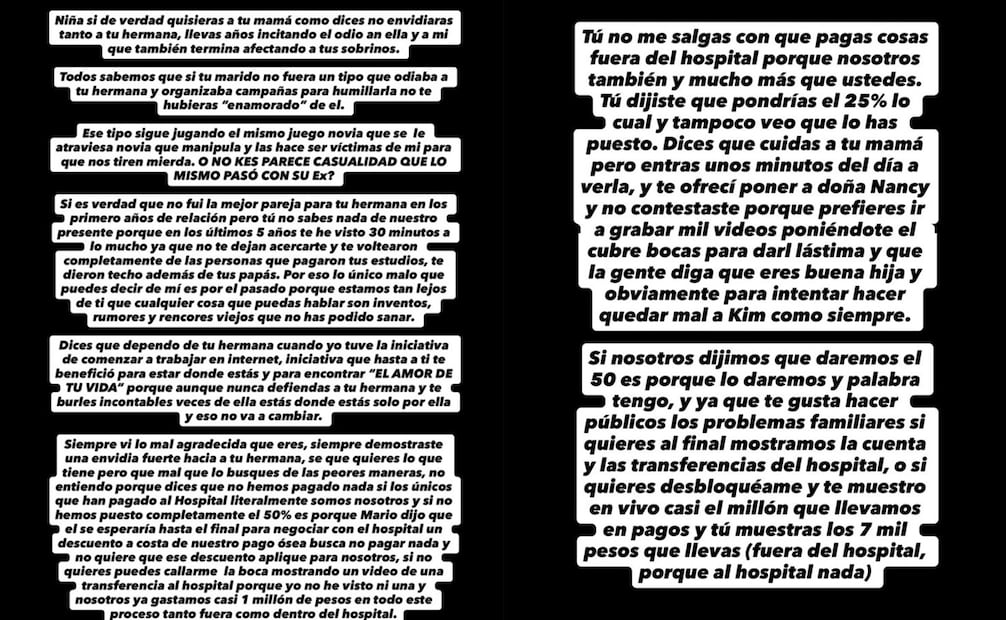 Conflicto Juan de Dios Pantoja y Steff Loaiza. Foto: captura de pantalla