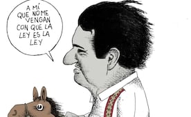 Montado en su macho
