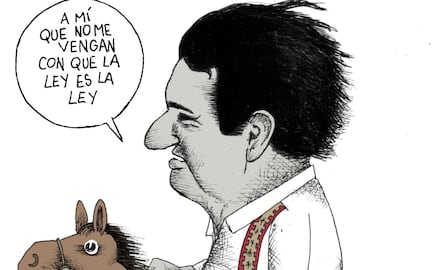 Montado en su macho