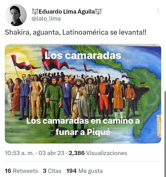 Foto: Captura de pantalla tomada de Twitter