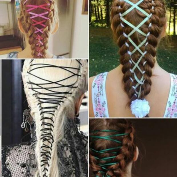 Logra un peinado de impacto con las trenzas corset de Lady Gaga