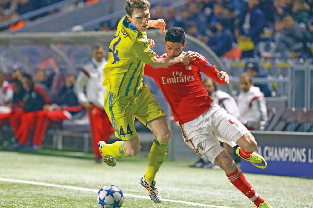 El delantero ex del Atlético de Madrid parece que está encontrando su nivel futbolístico en Europa (SHAMIL ZHUMATOV. REUTERS)