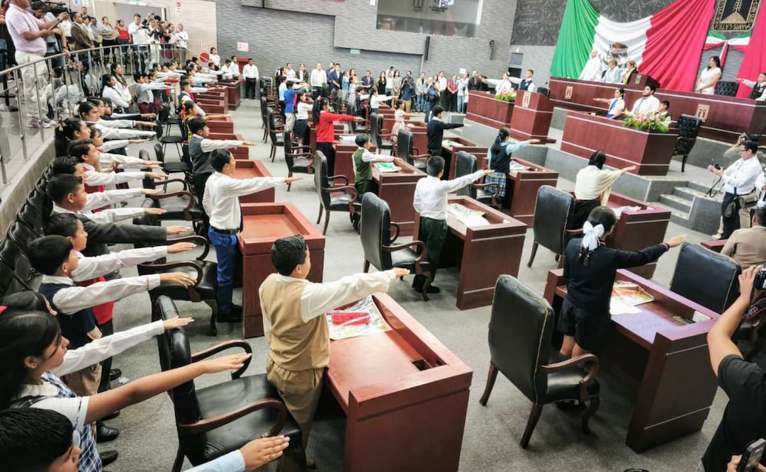 Parlamento Infantil 2026 plantea agenda en Morelos; prioriza seguridad y convivencia escolar.
Foto: Especial.