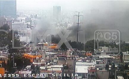 Evacuan a 175 personas por incendio en Álvaro Obregón