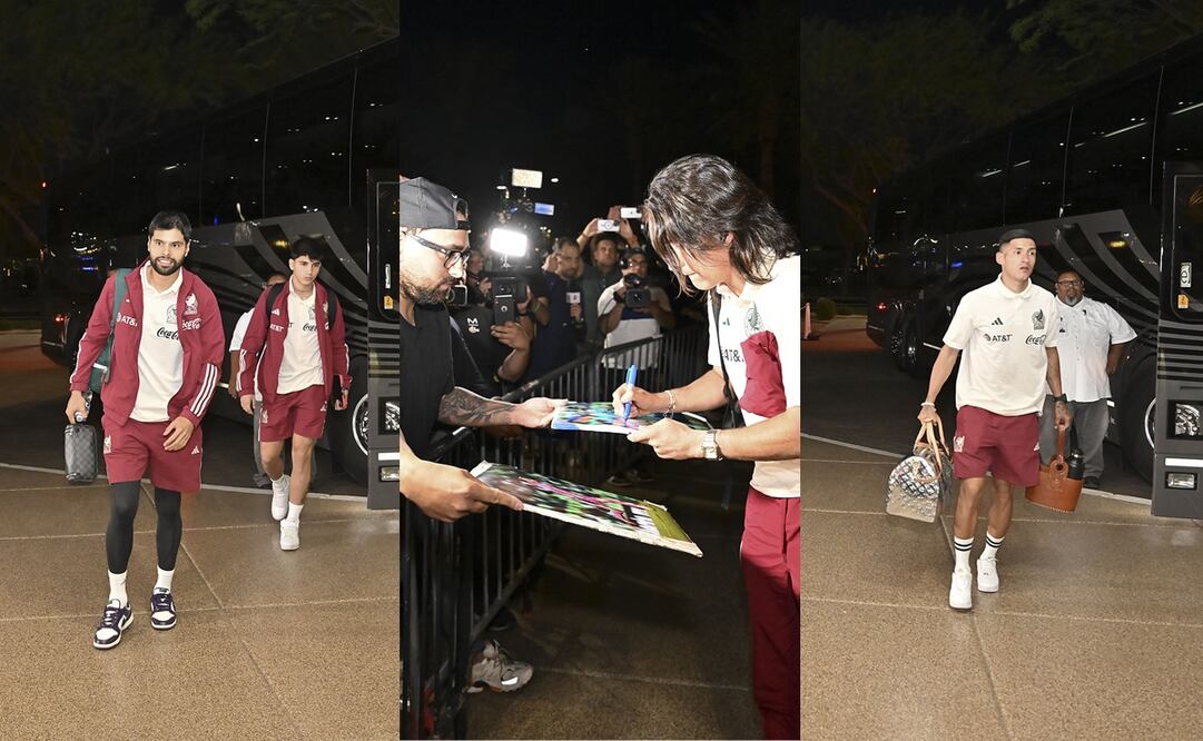 México ya llegó al hotel de concentración