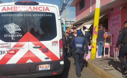 Balean a empleadas de papelería por entregar solo 100 pesos durante asalto en Iztapalapa