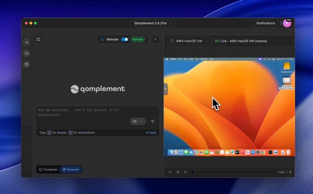 Mexicanos crean agente de IA de fácil integración. Imagen: Qomplement