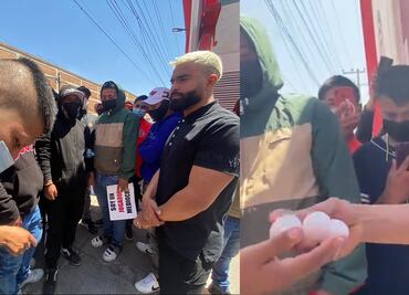 Barristas del Toluca encaran a jugadores; les regalan huevos