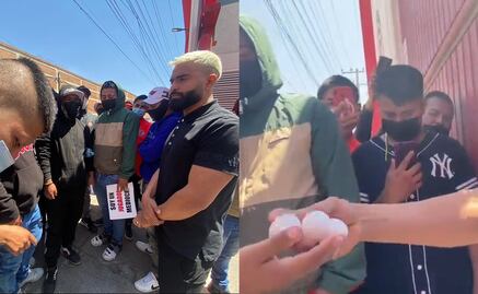 Barristas del Toluca encaran a jugadores; les regalan huevos