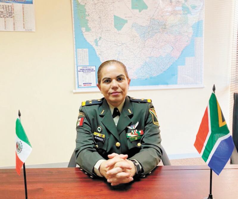 Guadalupe Alvarado Ortiz, teniente coronel. Foto: CORTESÍA