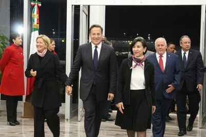 Arriba a México presidente de Panamá para visita de Estado