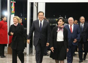 Arriba a México presidente de Panamá para visita de Estado