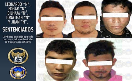 Sentencian a 93 años de prisión a 5 integrantes de grupo homicida