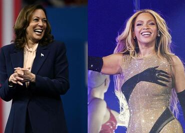 ¿Kamala Harris con Beyoncé? Sí, pero la cantante sólo se escuchó a través de los altavoces