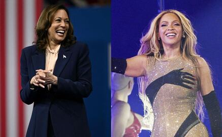 ¿Kamala Harris con Beyoncé? Sí, pero la cantante sólo se escuchó a través de los altavoces