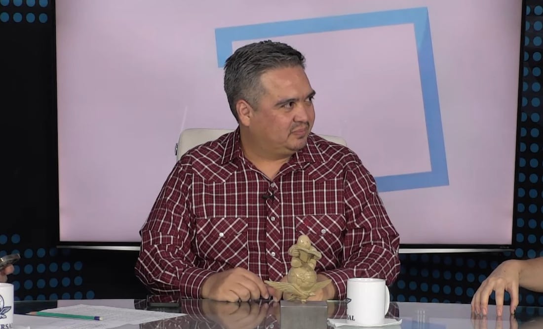 Silber Meza, coordinador de la Unidad de Periodismo de Investigación, en Con los de Casa. Foto: Captura